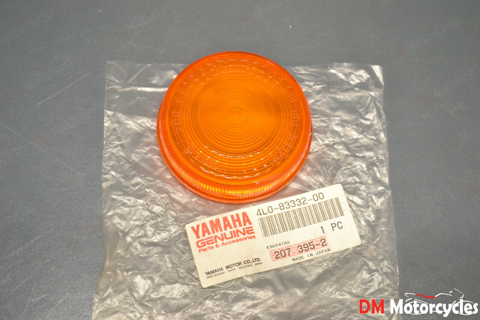 Yamaha genuine nos RD 350 RD 250 LC turn signal lens pn 4l0-83332-00