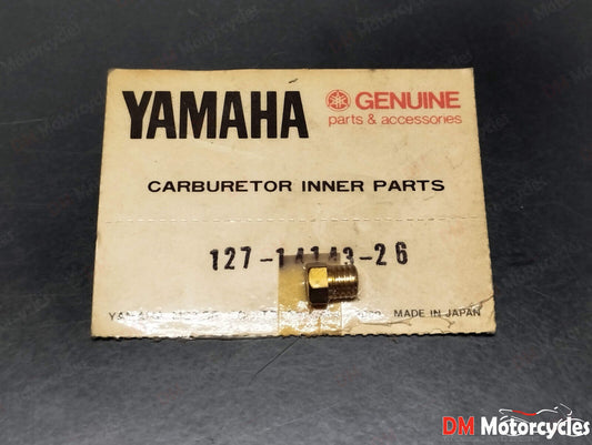 Yamaha genuine new yn dt pw tdr 80 v110 rz rx 50 main jet no 130 pn 127-14143-26