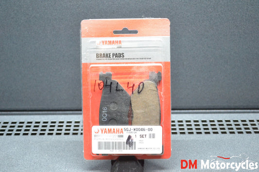 Yamaha genuine new xp500 tmax 500 2001 - 2006 rear brake pad kit pn 5gj-w0046-00