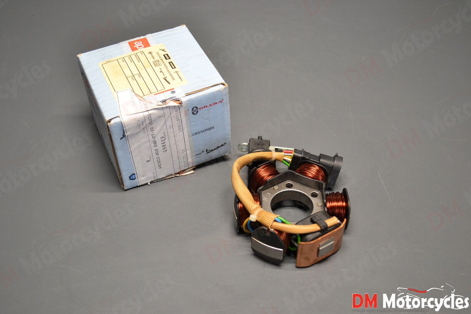 Piaggio genuine new liberty zip fly vespa lx 4t 50cc alternator stator pn 969228