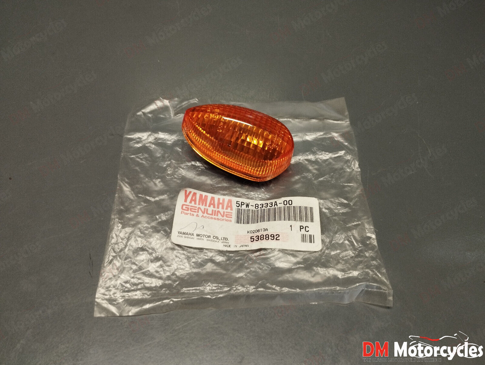 Yamaha genuine new tdm 900 xt 250 fz 1 fz 6 yzf r1 r6 turn signal 5pw-8333a-00