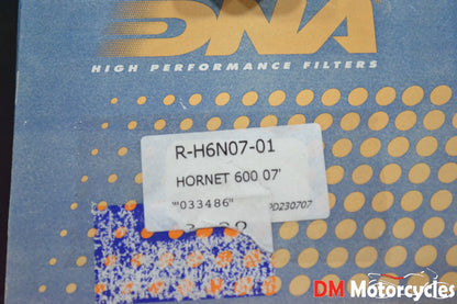 Genuine dna performance air filter honda hornet 600 07 - 13 pn r-h6n07-01