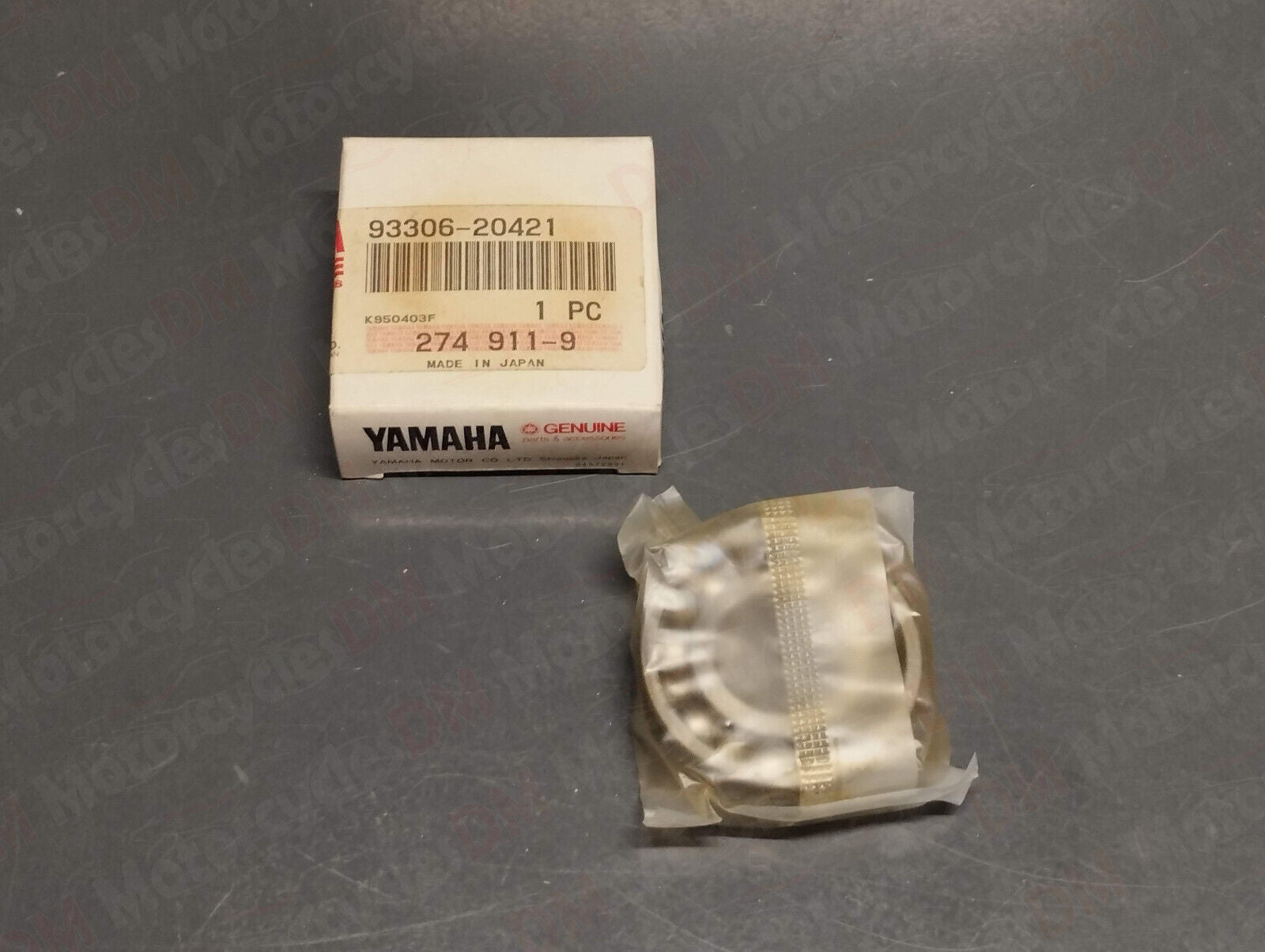 Yamaha genuine new xv 1000 1100 700 750 xt dt xs sr tzr bearing pn 93306-20421