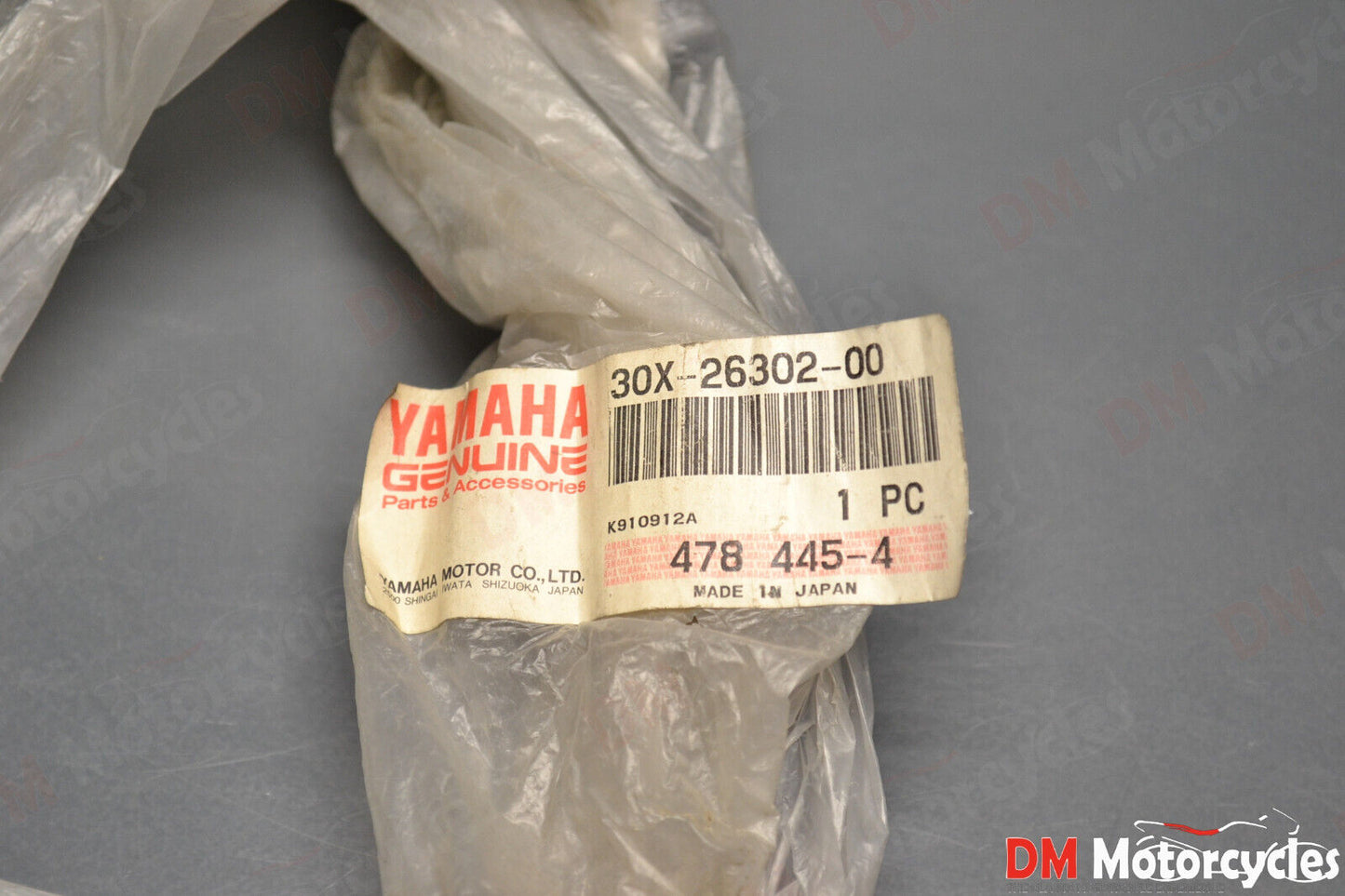 Yamaha genuine new xt 350 throttle cable pn 30x-26302-00