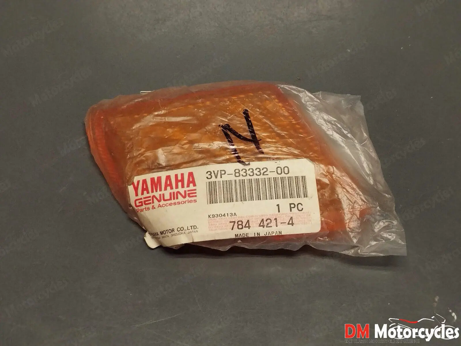 Yamaha genuine new axis ya 90 50 rear left turn signal lens pn 3vp-83332-00
