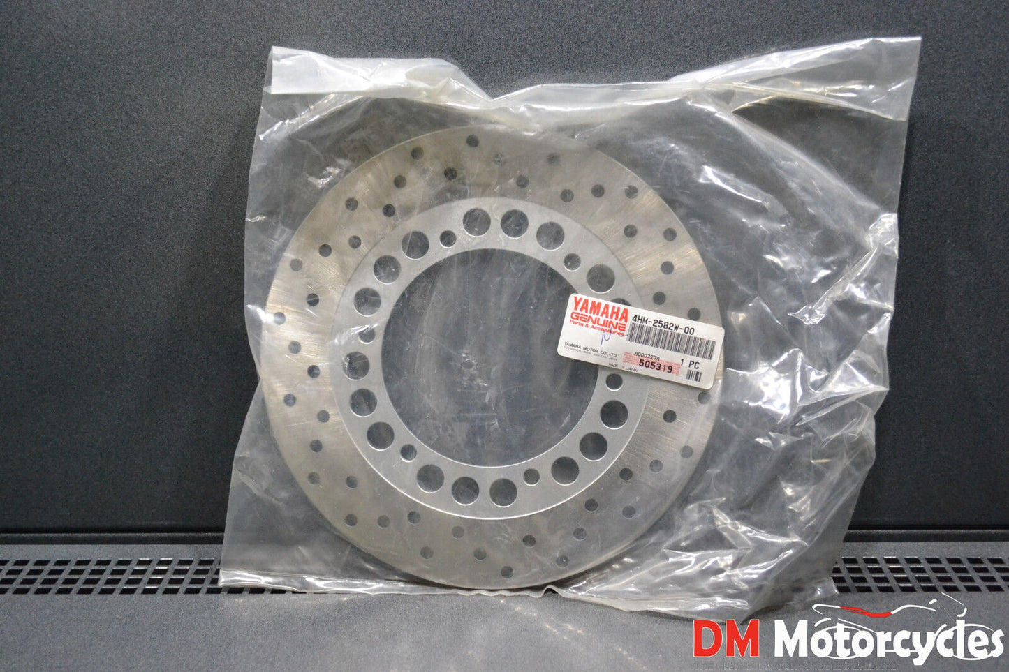 Yamaha genuine new xj 600 tdm 850 rear disc brake rotor pn 4hm-2582w-00
