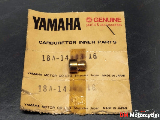 Yamaha genuine new yfm 80 100 cr 50 carburetor main jet pn 18a-14143-16