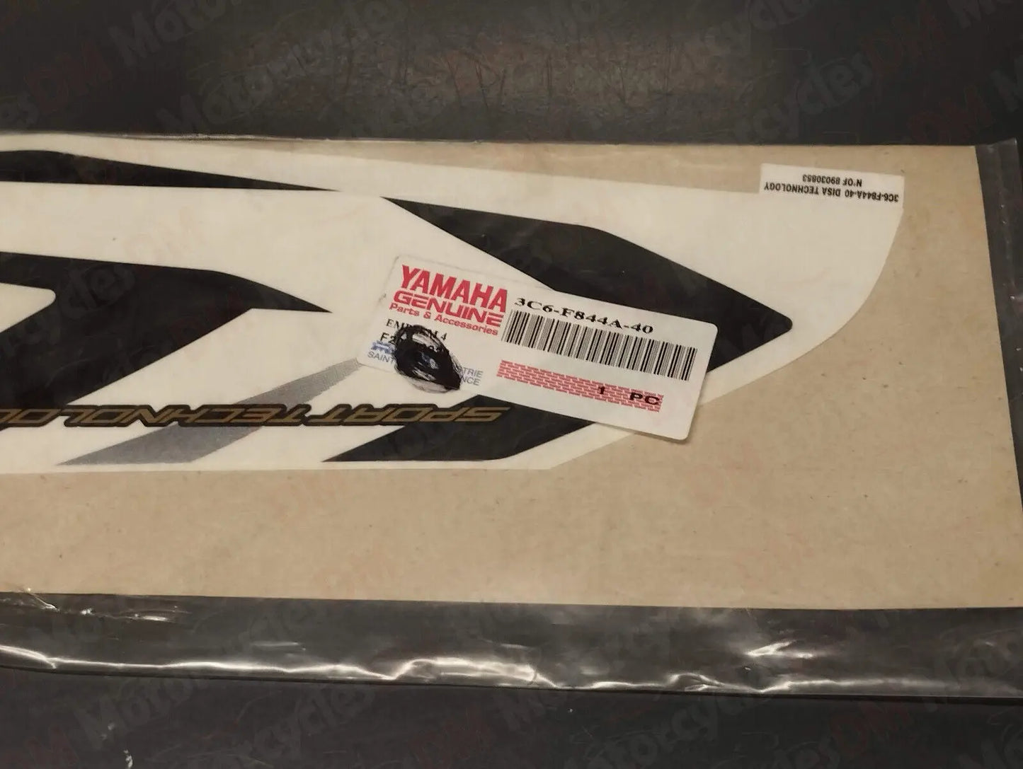Yamaha genuine new yq 50 aerox nitro 2009 emblem 4 decal sticker pn 3c6-f844a-40
