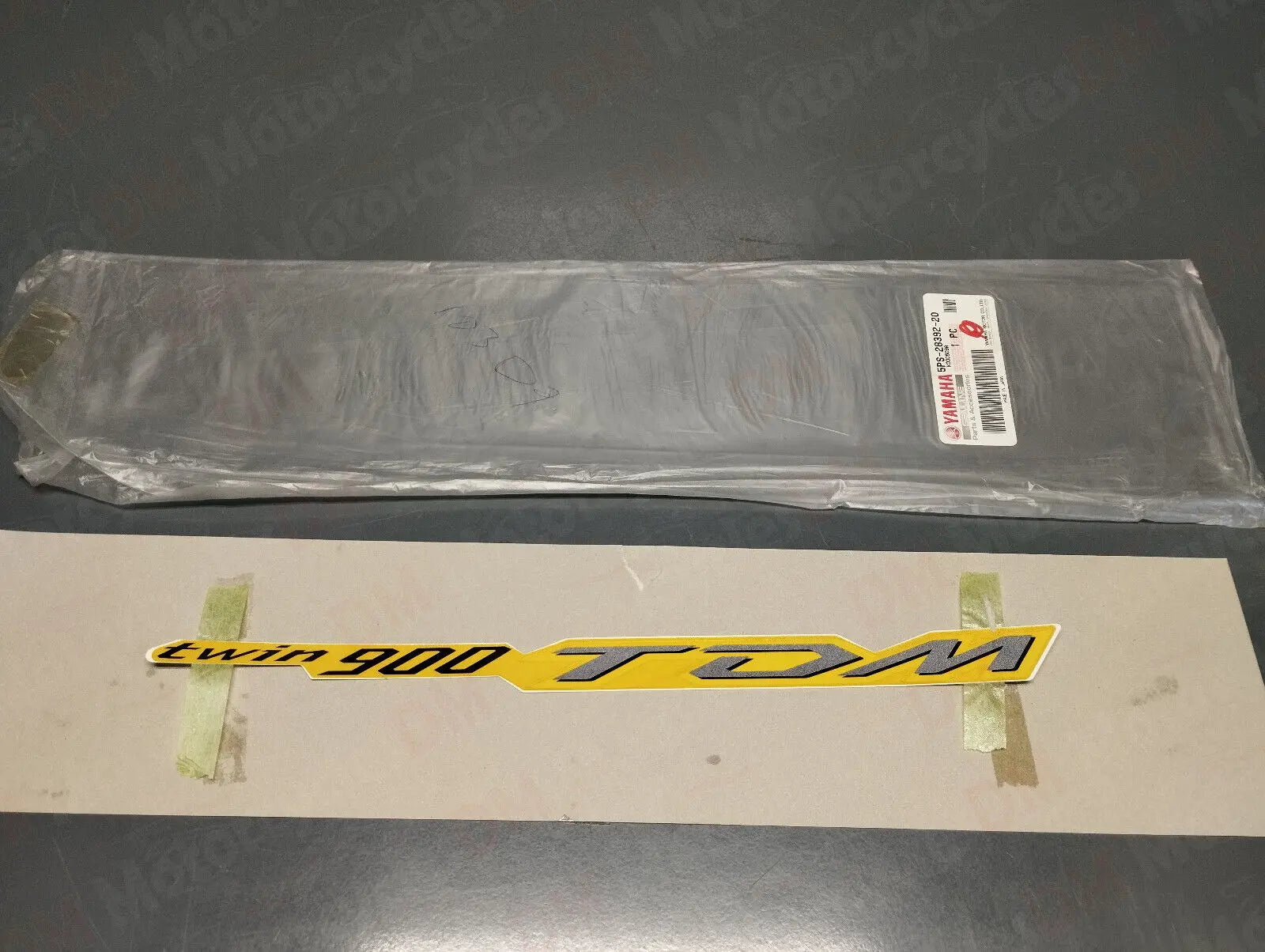 Yamaha genuine new tdm 900 2002 graphic 2 sticker decal pn 5ps-28392-20