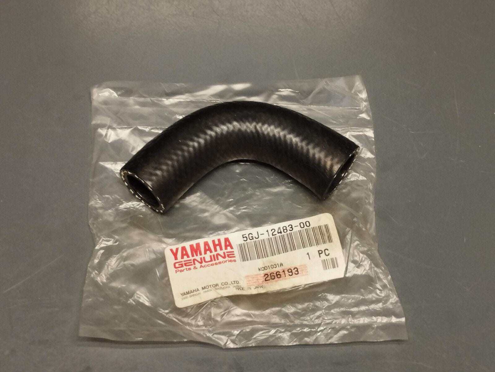 Yamaha genuine new xp tmax 500 01 - 07 radiator hose pipe 3 pn 5gj-12483-00