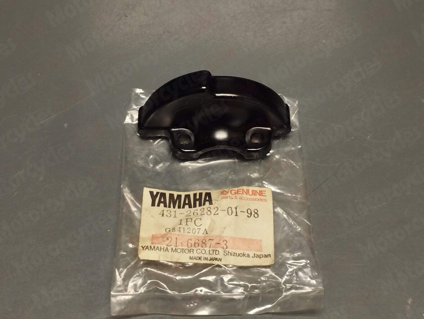 Yamaha genuine nos yz 490 400 250 wr 500 250 lower grip cap pn 431-26282-01-98