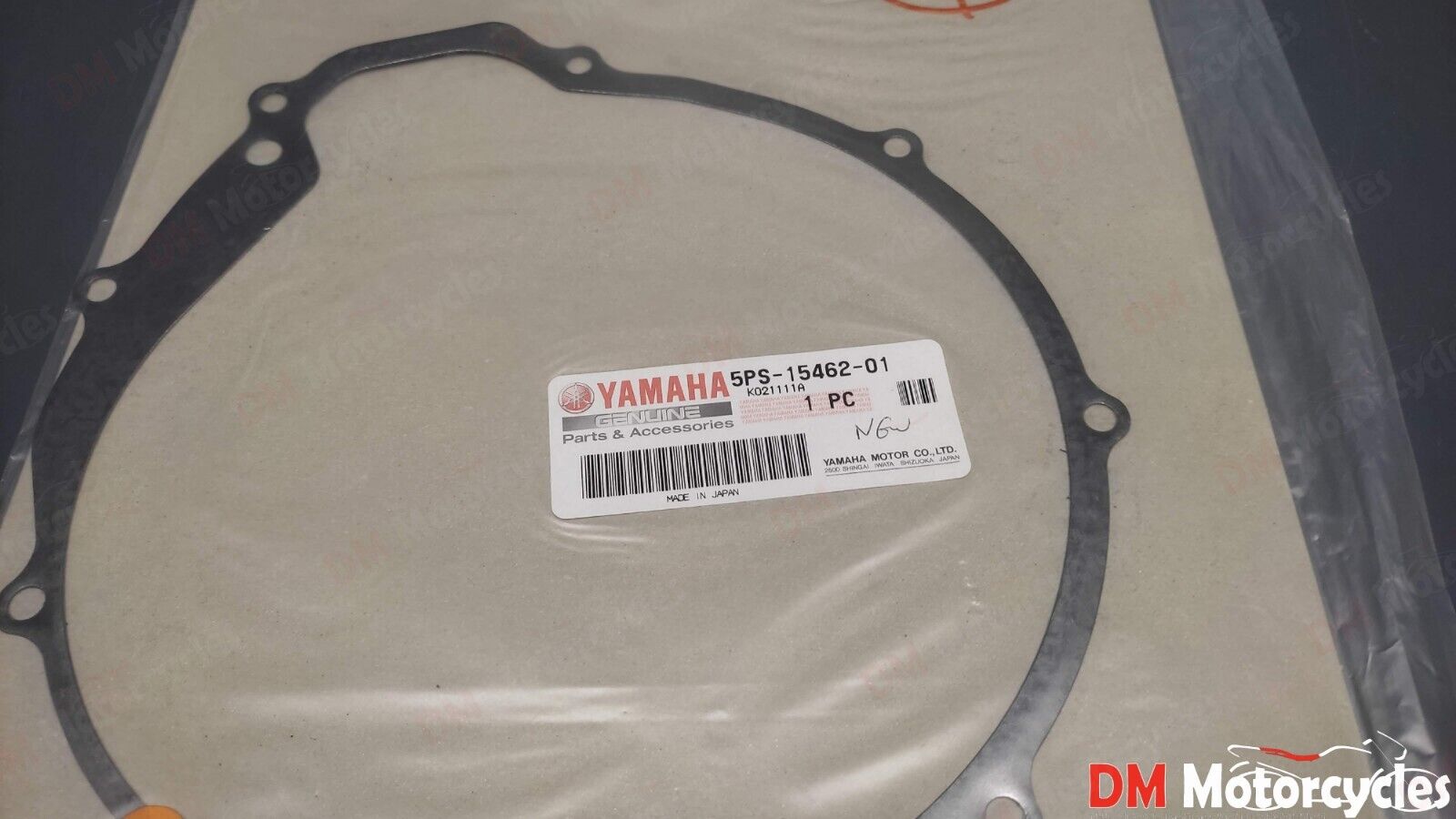 Yamaha genuine new tdm 900 clutch cover gasket pn 5ps-15462-01