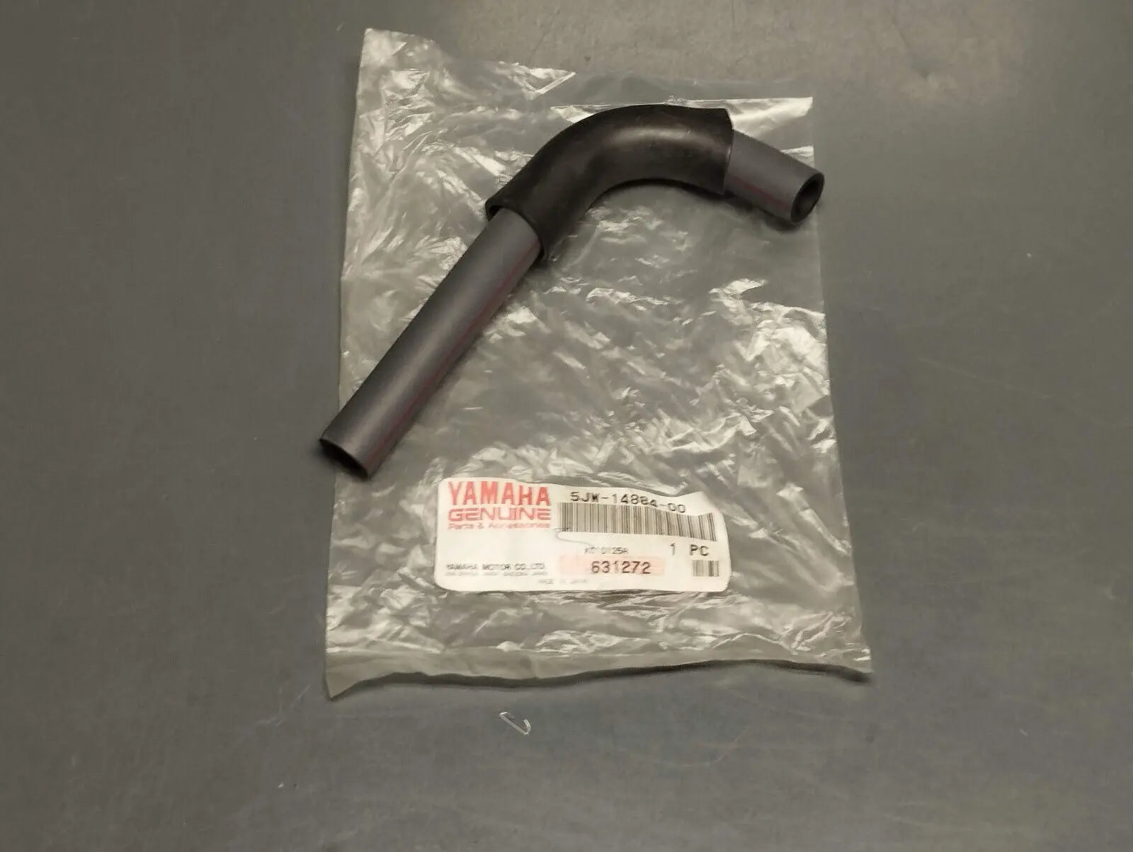 Yamaha genuine new fjr 1300 air induction system bend 4 hose pn 5jw-14884-00