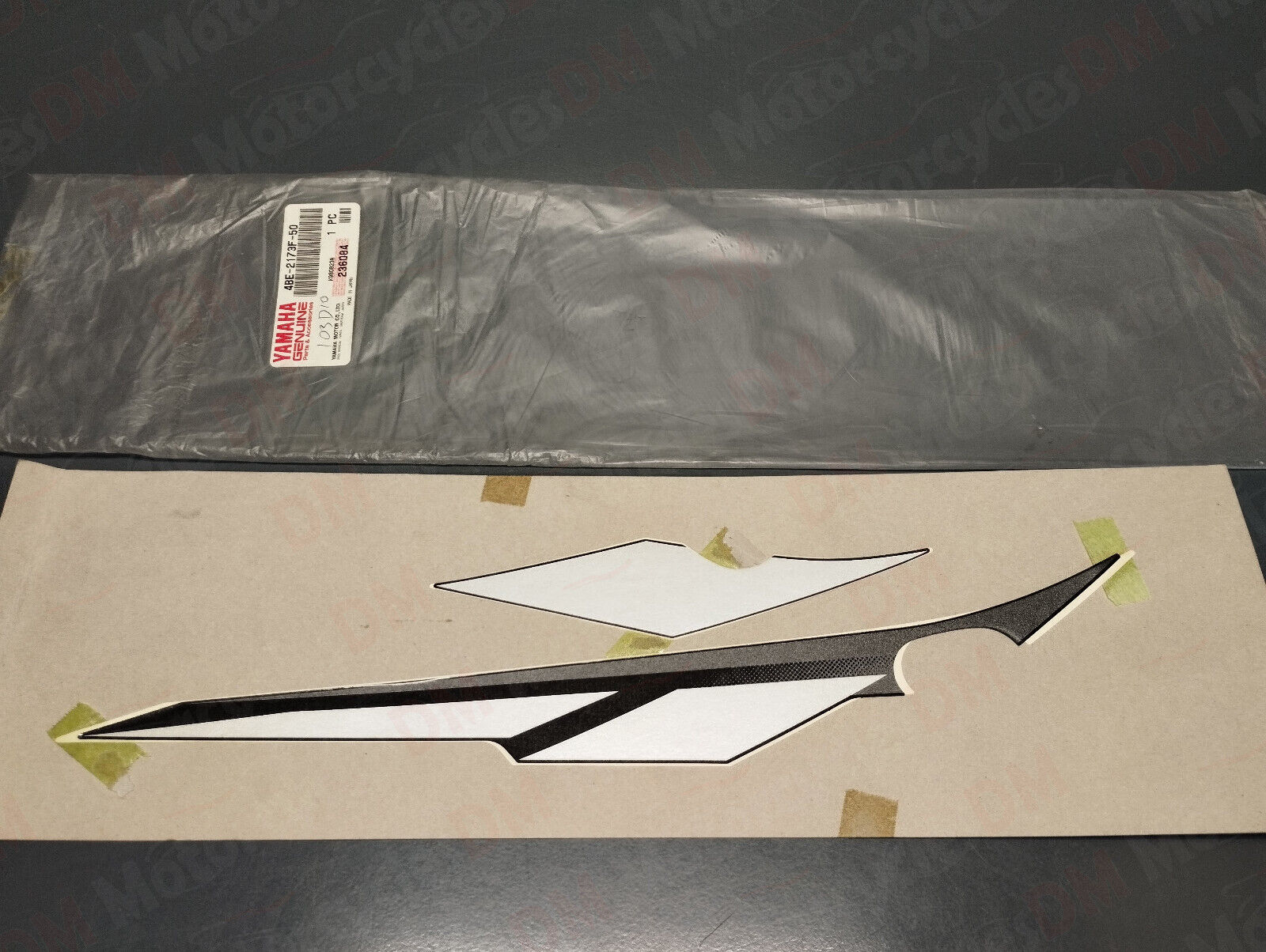 Yamaha genuine new xt 225 serow 1999 sticker decal graphic 2 pn 4be-2173f-50