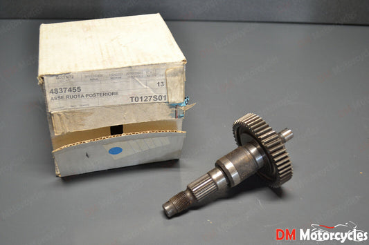 Piaggio genuine new vespa et2 et4 50 12mm rear wheel axle pn 4837455