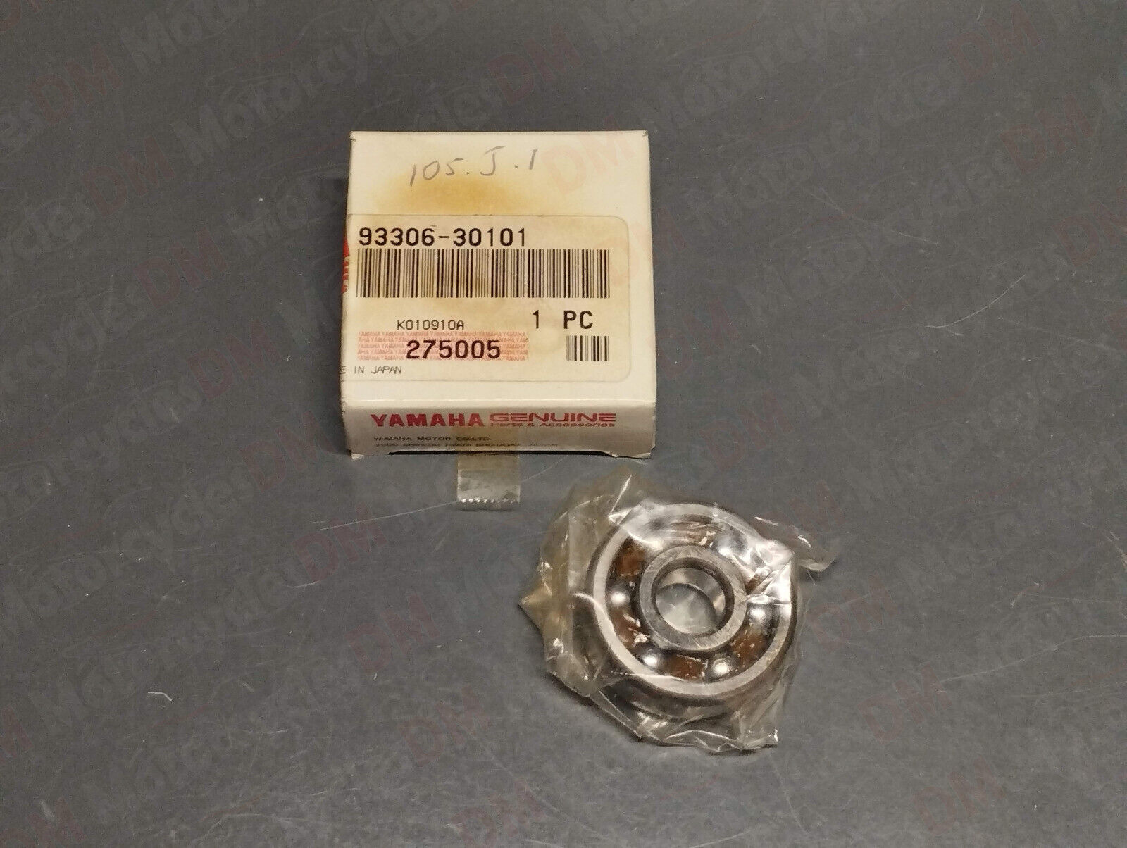 Yamaha genuine nos xv 1900 fzr srx 250 sdr 200 tdr xc 125 bearing pn 93306-30101