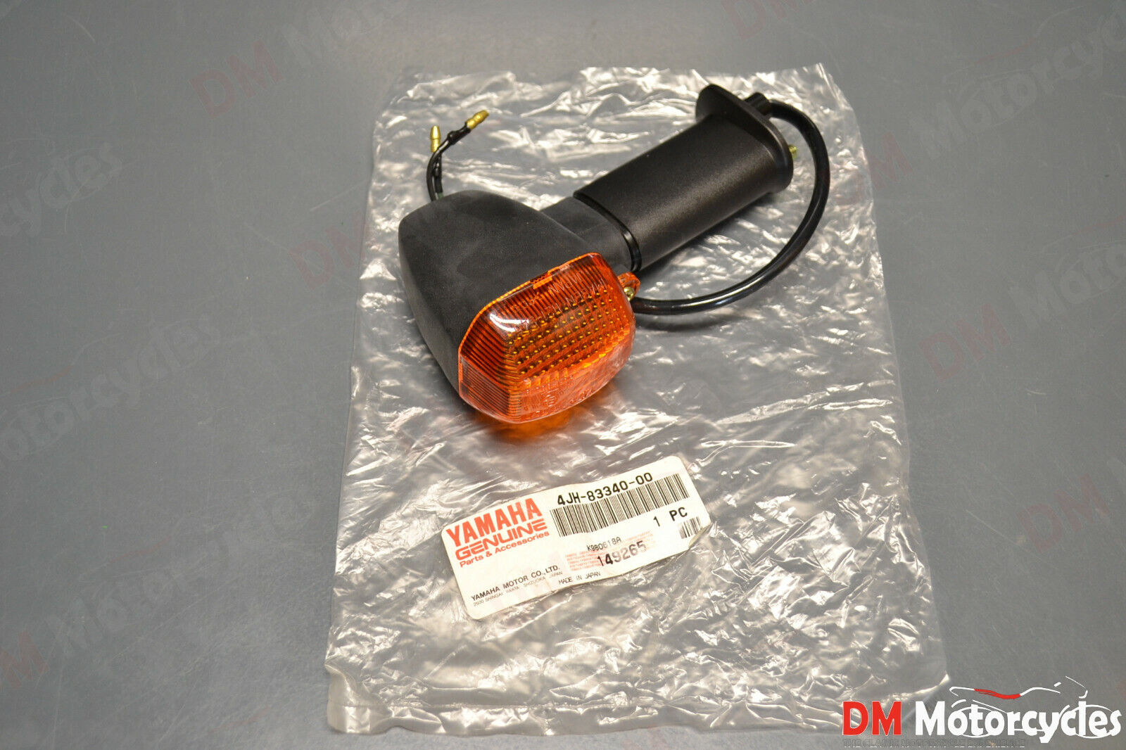 Yamaha genuine new yzf r1 trx 850 yzf 1000 rear right turn signal indicator pn 4jh-83340-00
