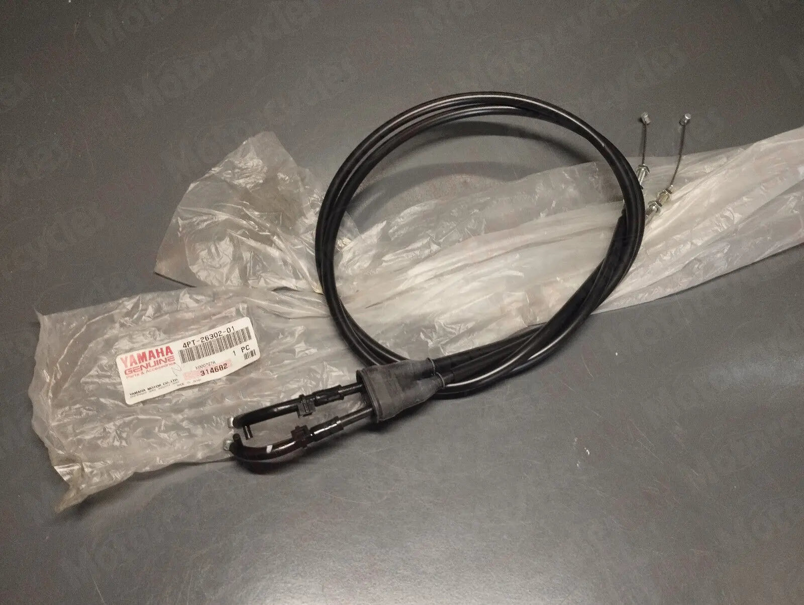 Yamaha genuine new xt 500 2000-02 xt 600 1999-02 throttle cable pn 4pt-26302-01