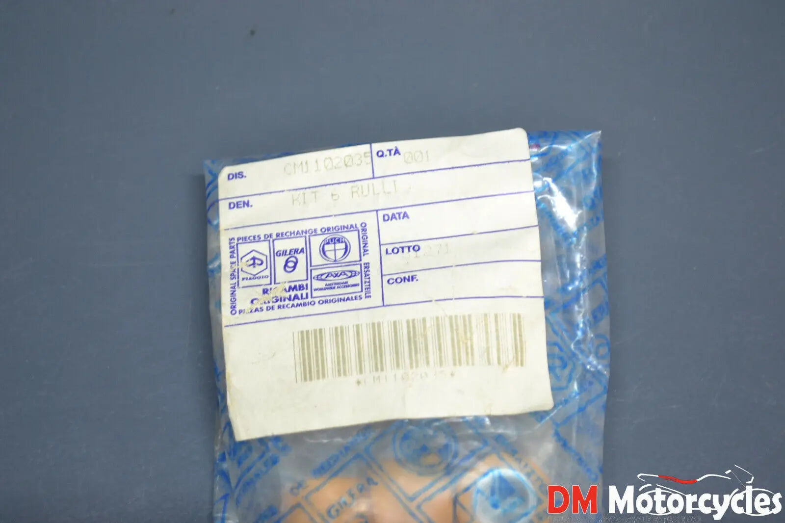 Piaggio genuine new fly liberty nrg zip 50cc 5.3g 6 roller set pn cm1102035