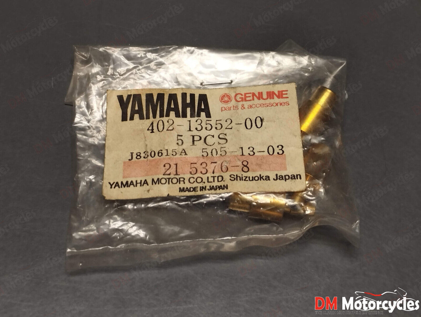 Yamaha genuine nos dt rt ty yz ct ag at mx nozzle pn 402-13552-00