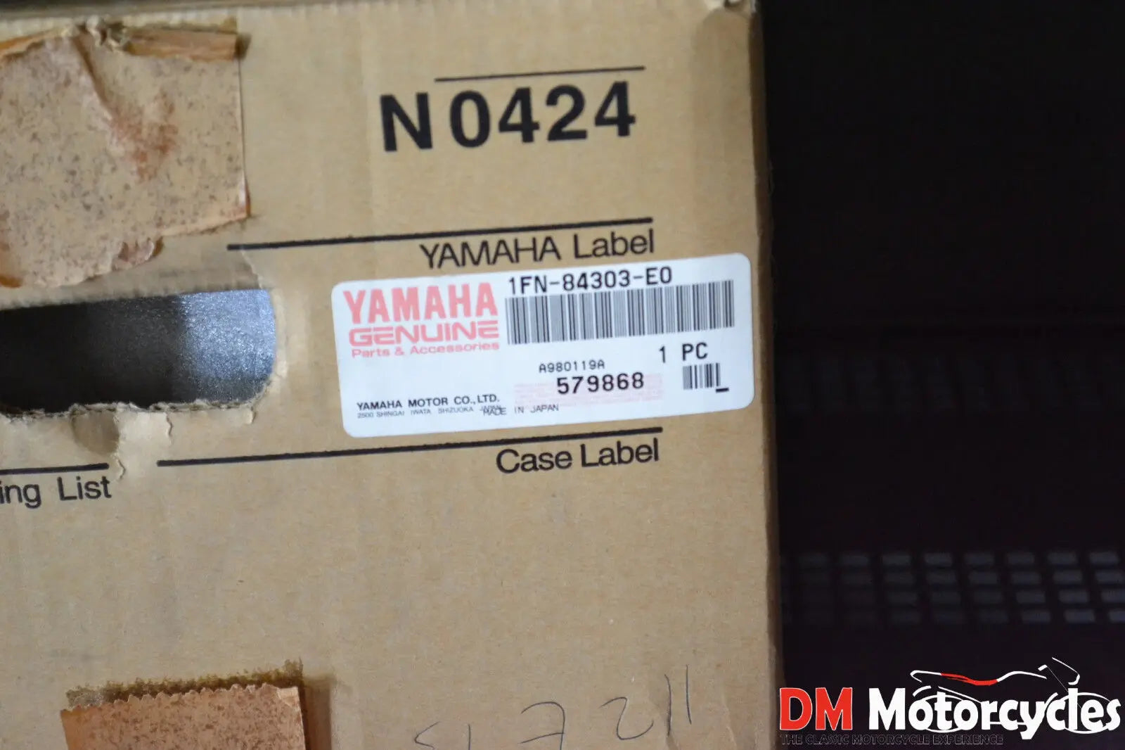 Yamaha genuine new fz750 fz 750 genesis 1fn 1987 - 90 headlight pn 1fn-84303-e0