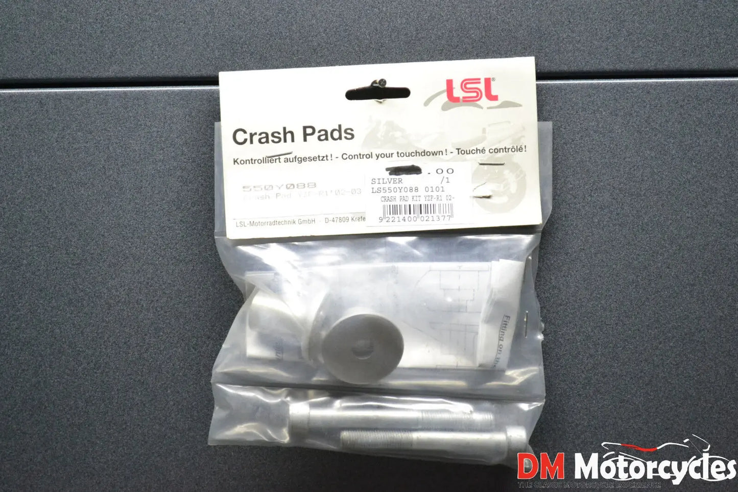 Lsl genuine crash protector mounting kit yamaha r1 02 - 03 pn ls550y088