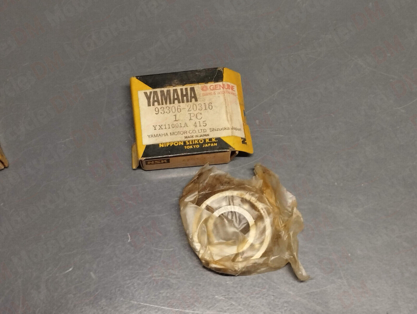Yamaha genuine nos xt 600 500 350 250 xv 1000 1100 750 bearing pn 93306-20316