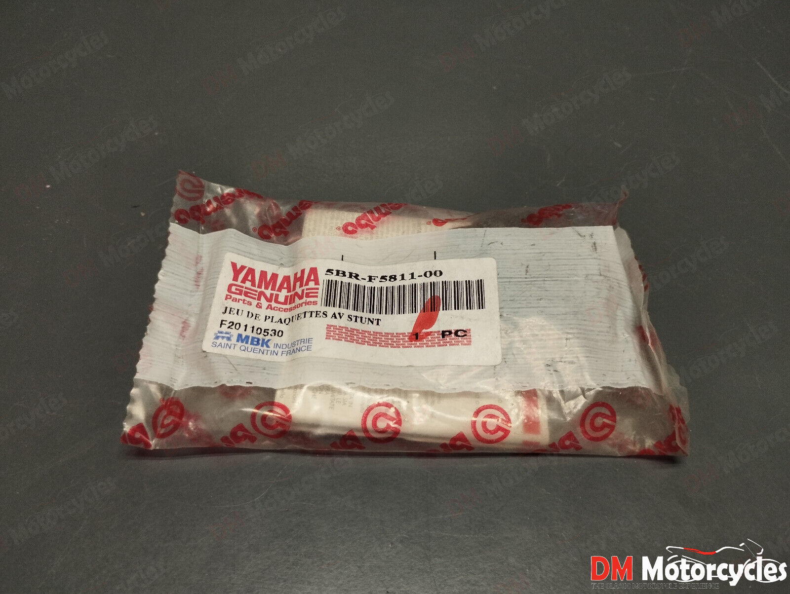 Yamaha genuine new ew 50 yq 50 front brake pads pn 5br-f5811-00
