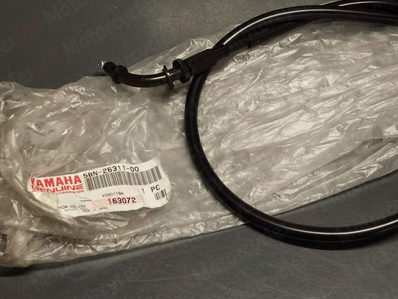 Yamaha oem drag star v star xvs 650 500 xvs 400 throttle cable 1 pn 5bn-26311-00