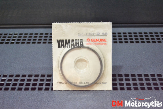 Yamaha genuine new dt175 80 - 96 1st over size piston ring pn 2n5-11601-10