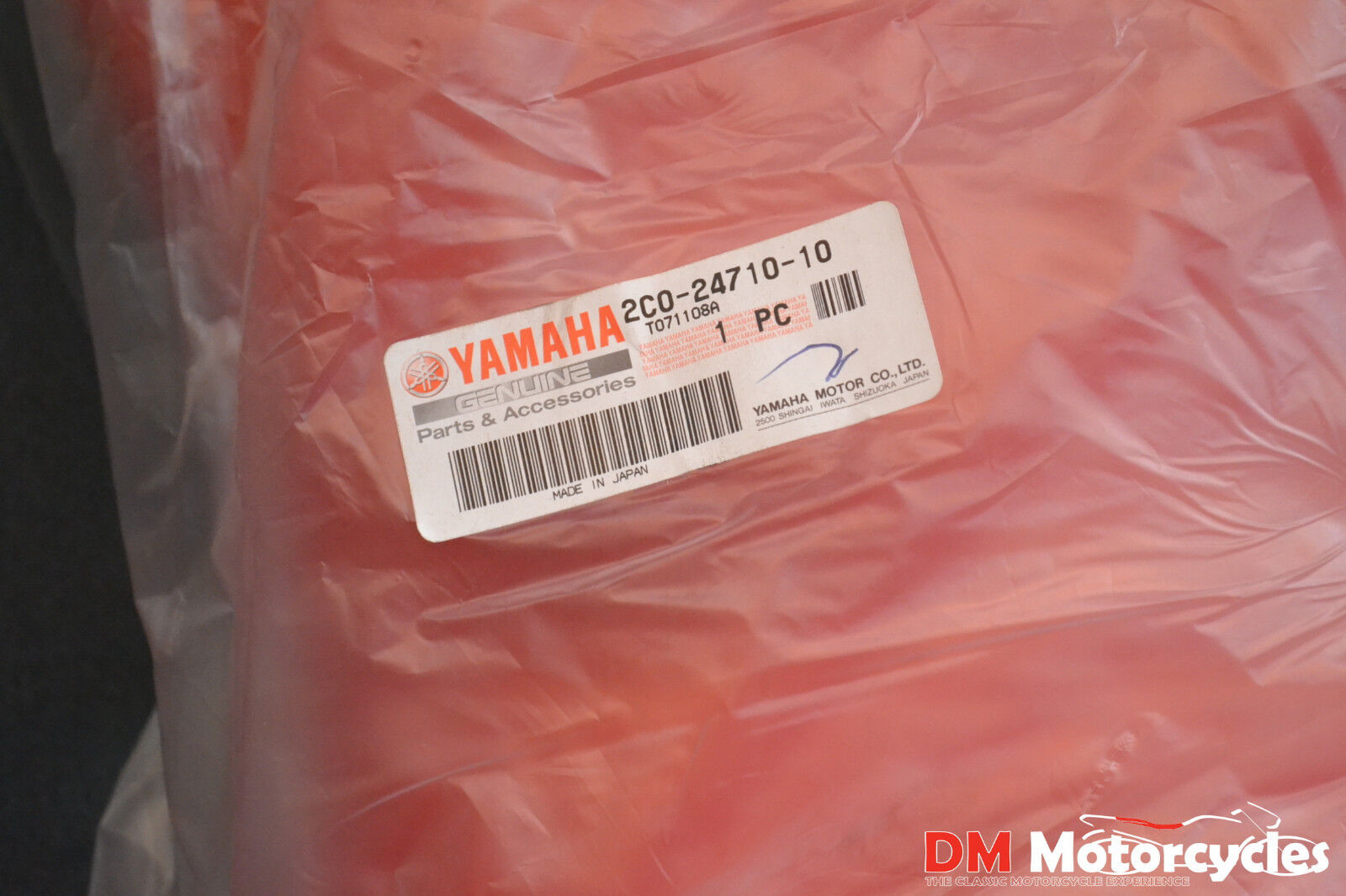 Yamaha genuine yzf r6 2006 2007 seat pn 2c0-24710-10