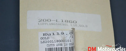 Lsl new Suzuki gsxr gladius gsr dl650 adjustable clutch lever gold  pn 200-l18go