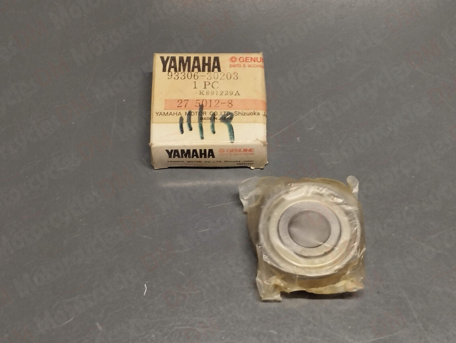 Yamaha genuine nos fj 1100 600 xj 650 xv 1100 500 fzr 750 bearing pn 93306-30203