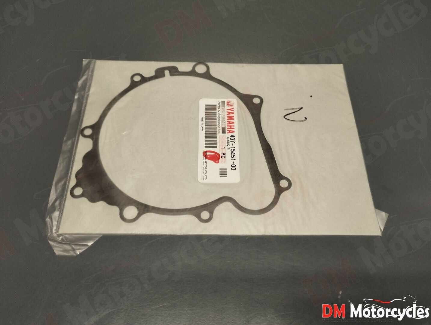 Yamaha genuine new ttr 250 crankcase cover gasket pn 4gy-15451-00