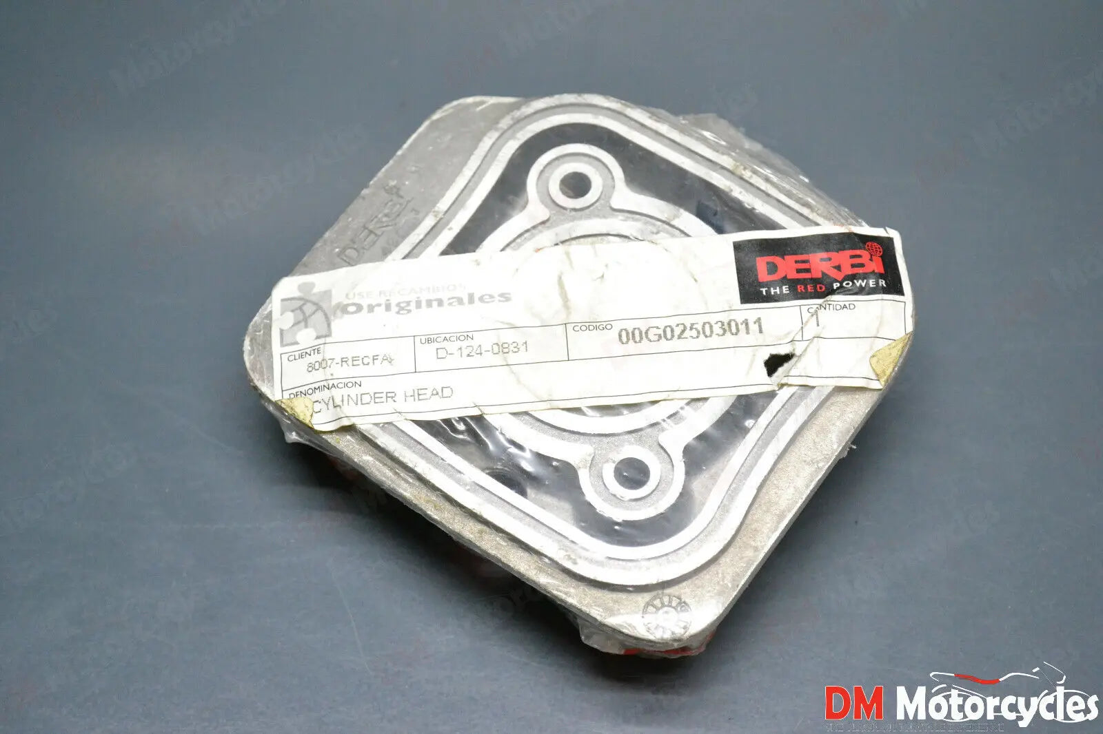 Derbi genuine new Preditor LC Atlantis 50cc Cylinder head pn 00g02503011