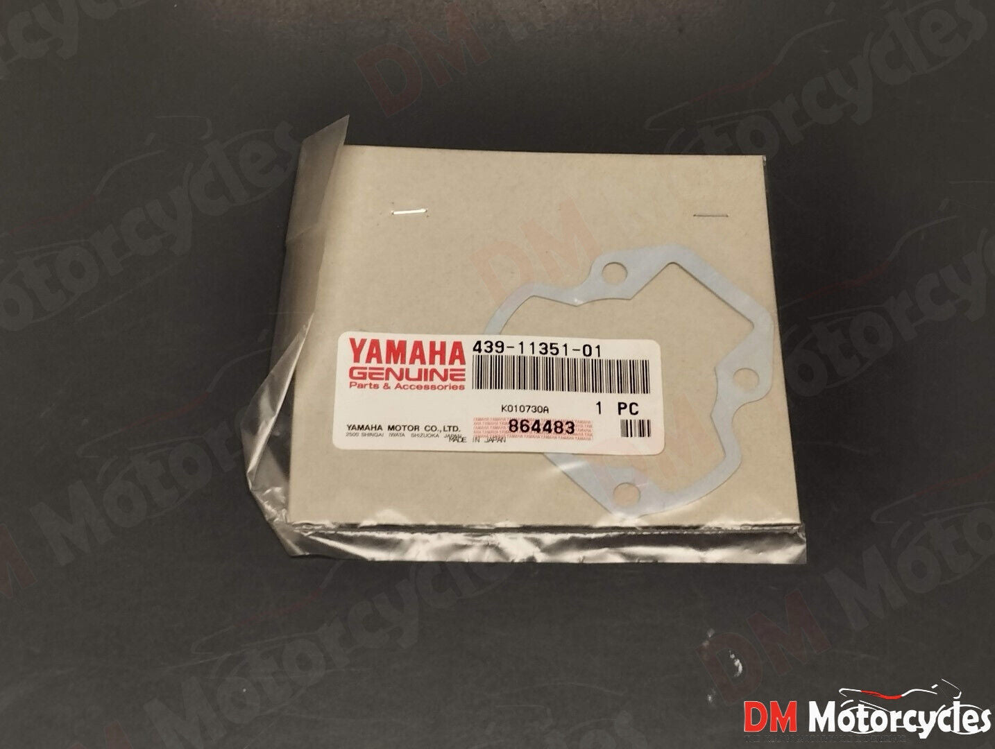 Yamaha genuine new lb 50 cylinder base gasket pn 439-11351-01