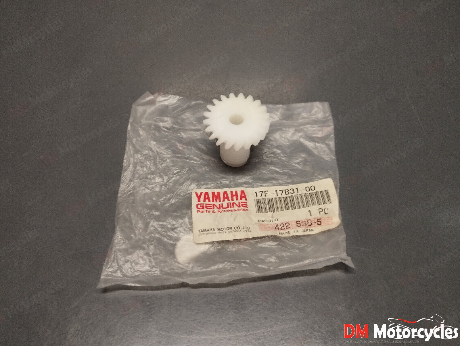 Yamaha genuine new dt rz tzr tdr 125 tachometer drive gear pn 17f-17831-00