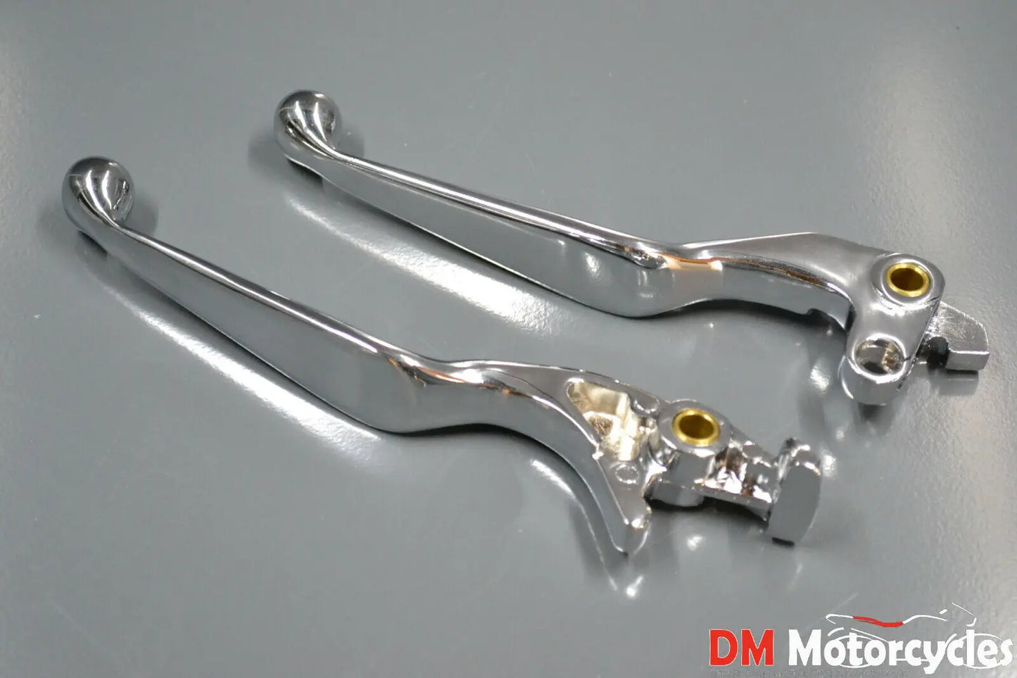 Aftermarket nos honda vt1000 vt 1000 chrome wide blade brake clutch lever set 