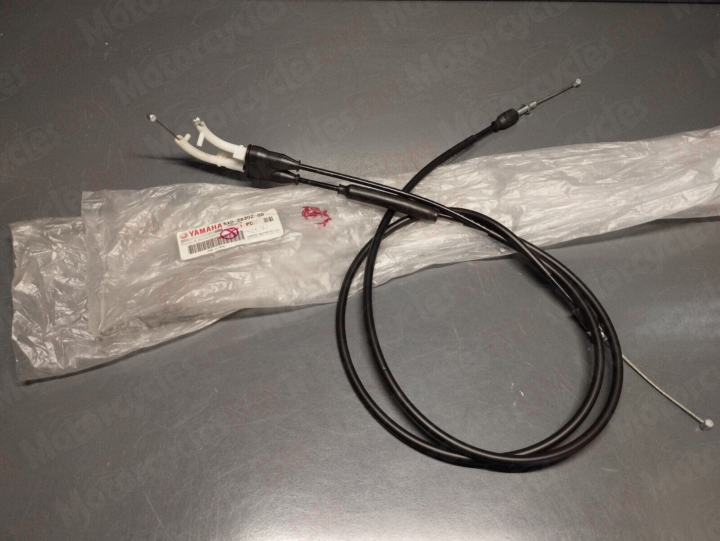 Yamaha genuine new yz wr 250 450 2004-06 throttle cable pn 5xd-26302-00