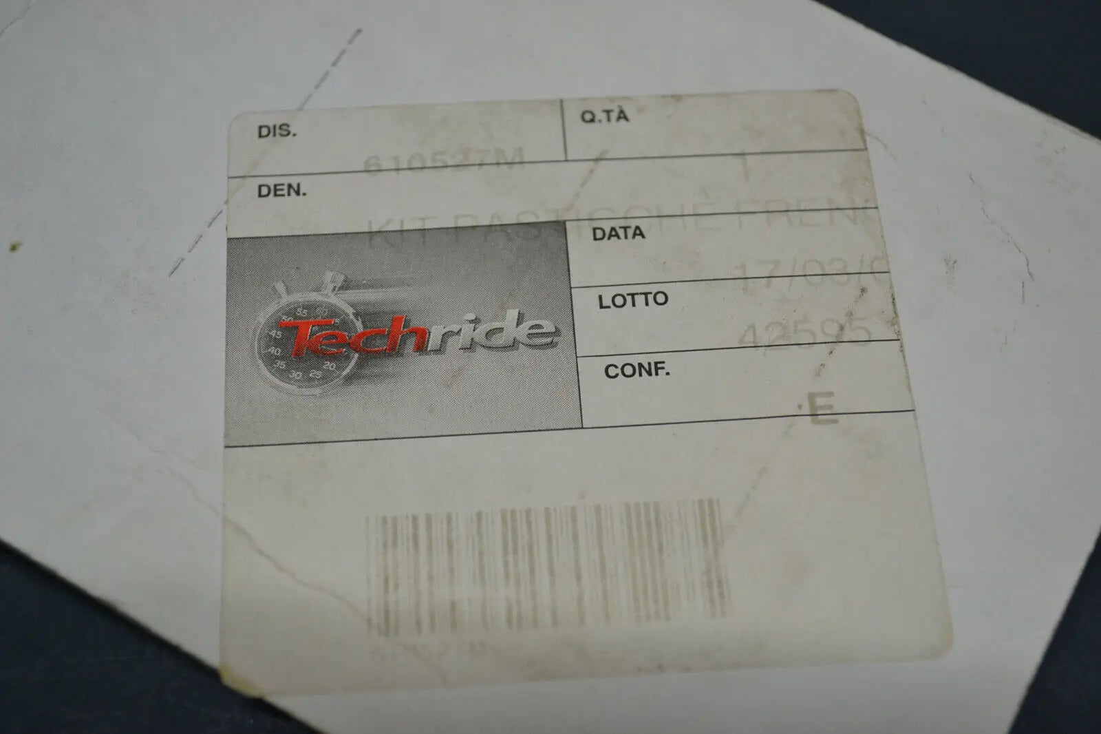 Techride genuine new Medley beverly mp3 x9  xevo x10 front brake pads pn 610527M