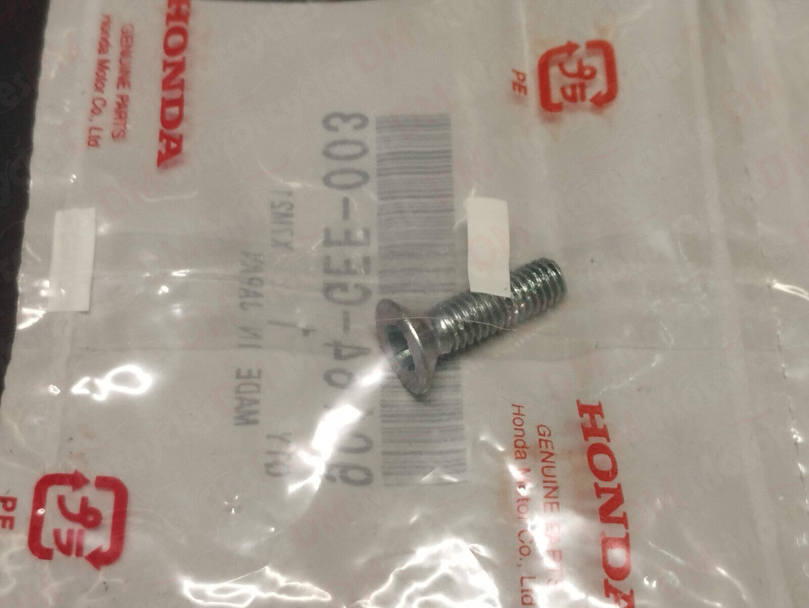 Honda genuine new nss250 nhx110 chf nch nsp 50 flat screw 10x22 pn 90164-gee-003