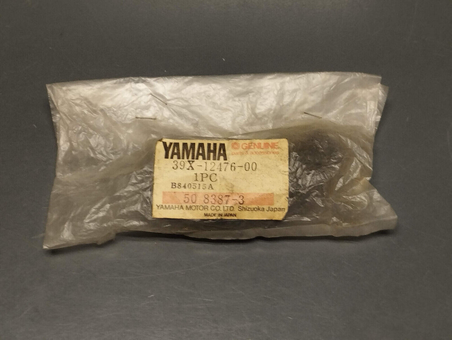 Yamaha genuine nos yz 250 83-85 radiator hose pipe 6 pn 39x-12476-00
