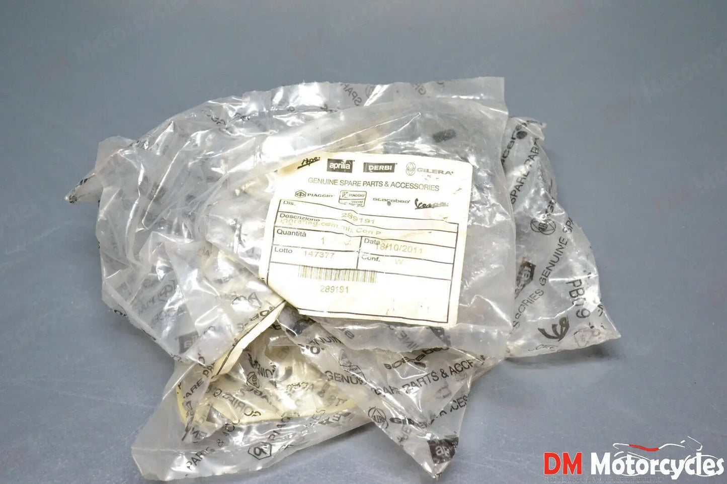 Piaggio genuine new Vespa ET2 LXV S typhoon 50 oil pump sprocket pn 289191