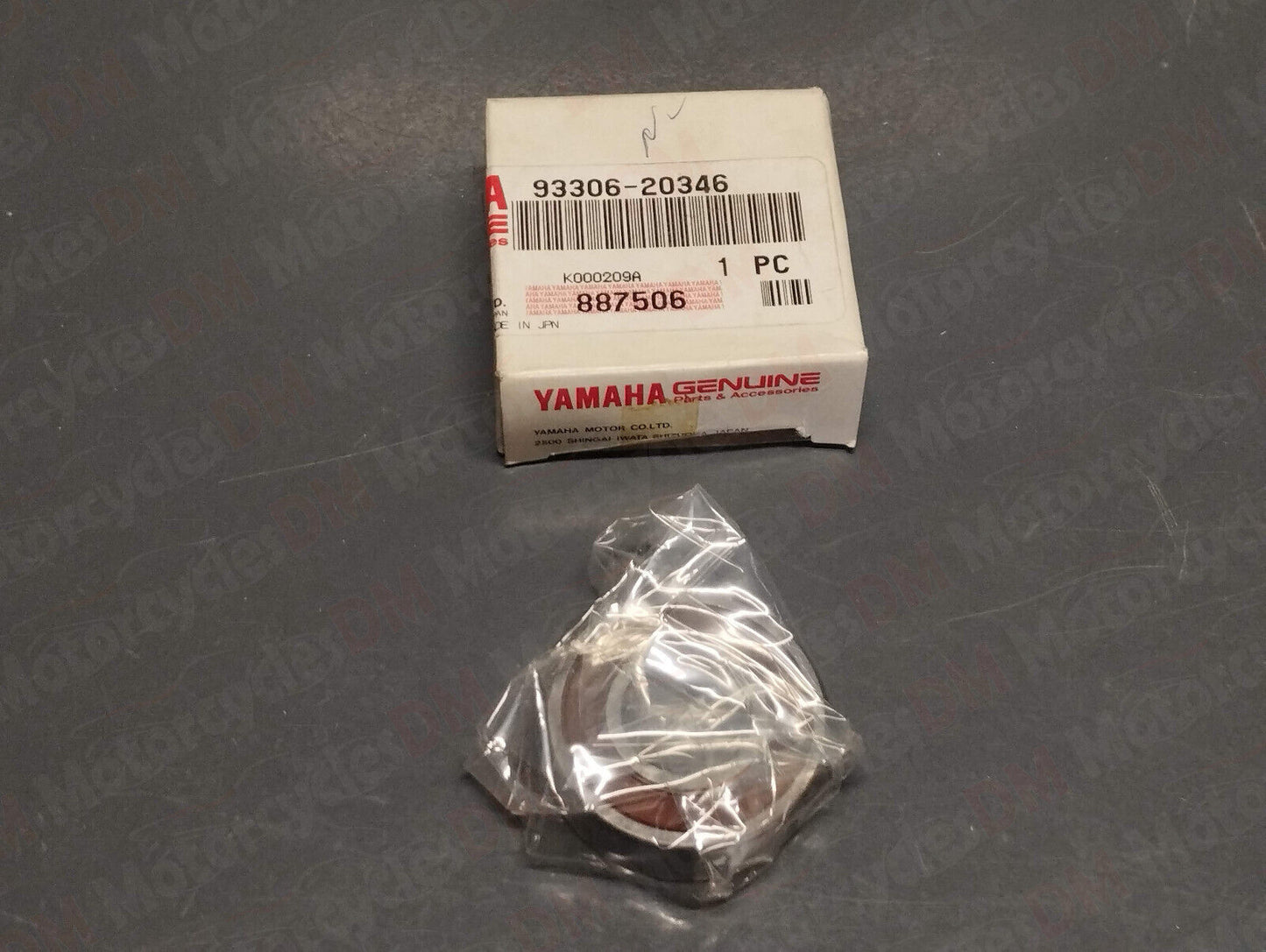 Yamaha genuine new ba cv cy ya ye yg yh yj ym yn yq yv 50 bearing pn 93306-20346