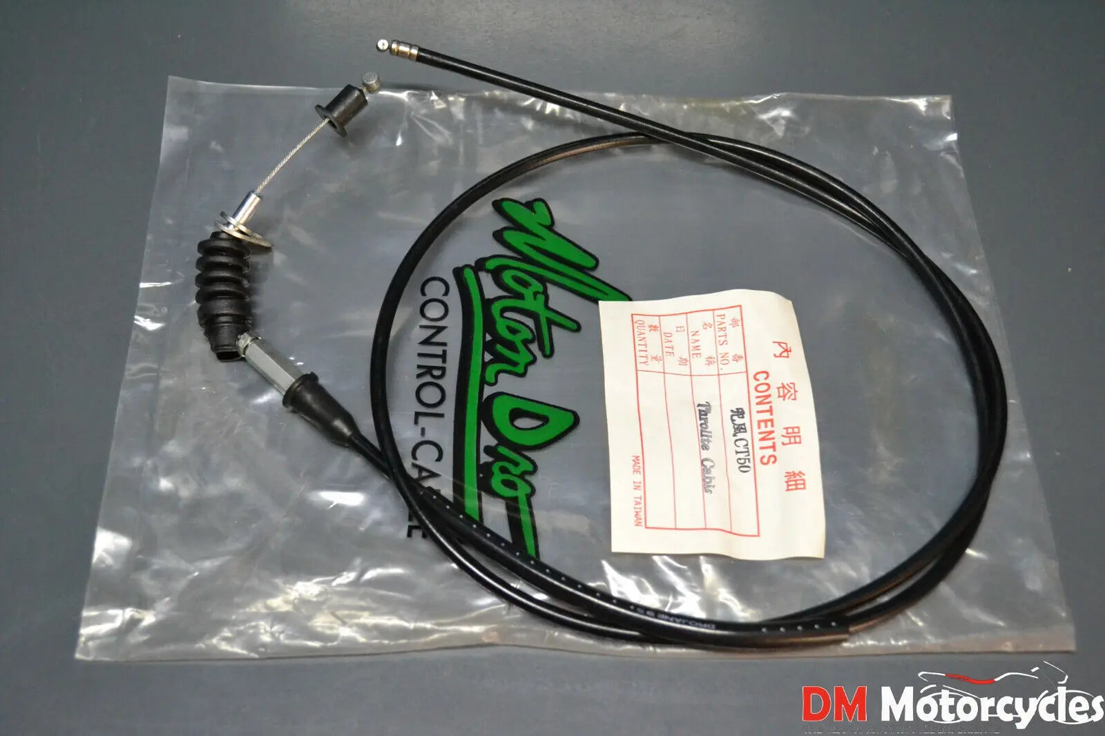 Nos honda ct50 ct 50 aftermarket throttle cable direct replacement 