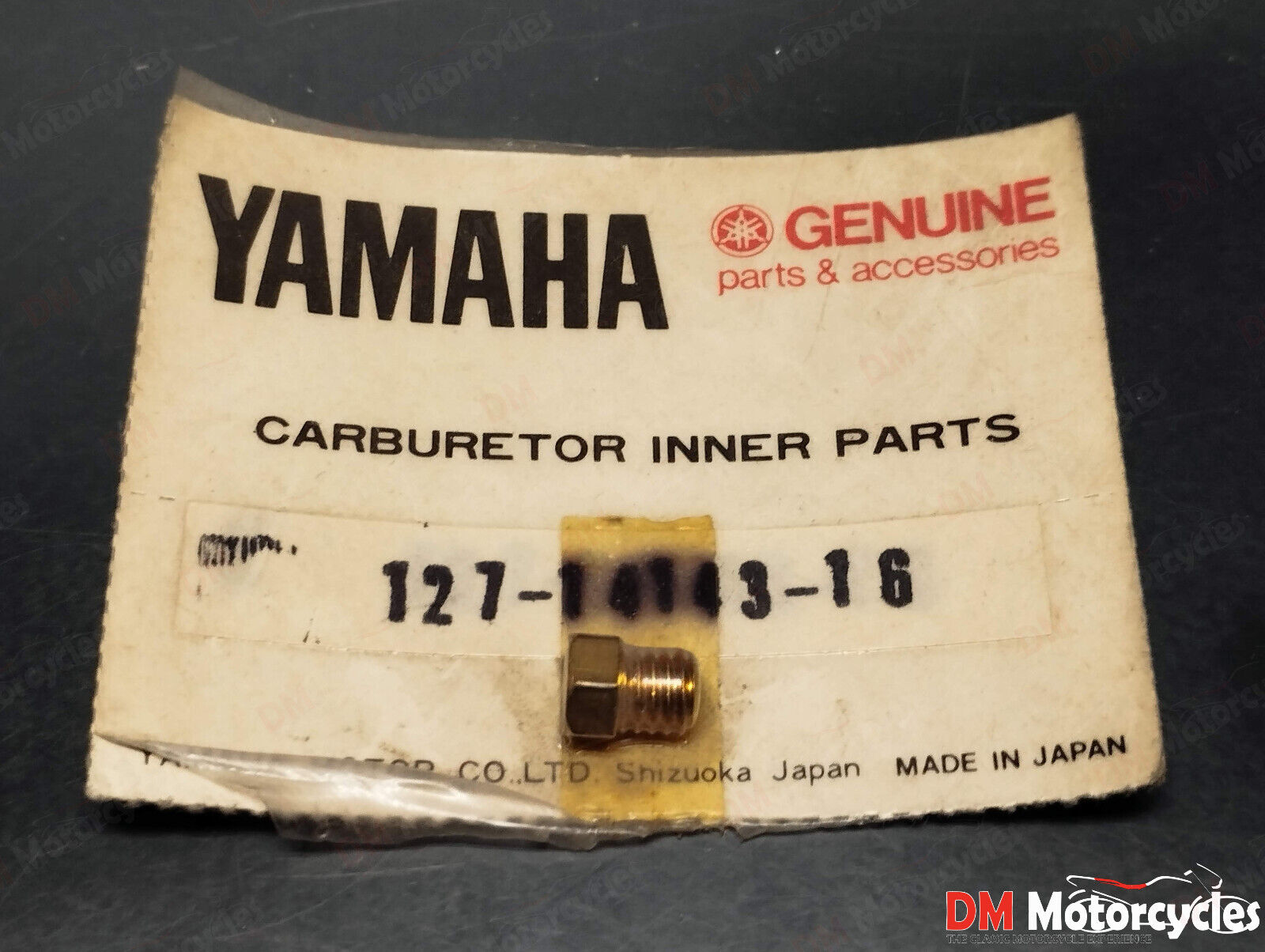 Yamaha genuine new tzr 50 yg1 yg5 yl ym hs1 yj main jet no 80 pn 127-14143-16