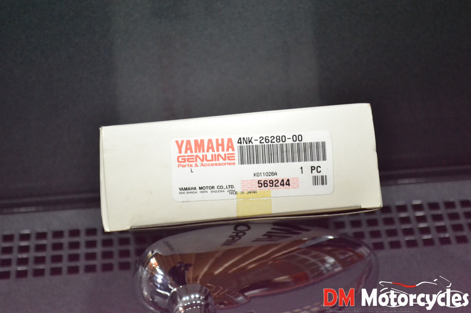 Yamaha genuine new royal star xvz 1300 1996 -2017 left mirror pn 4nk-26280-00