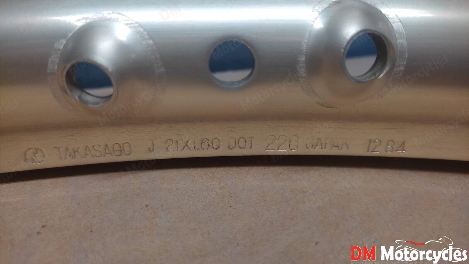 Yamaha genuine yz125 yz250 yz490 1.60 x 21 takasago aluminum rim pn 94416-21412