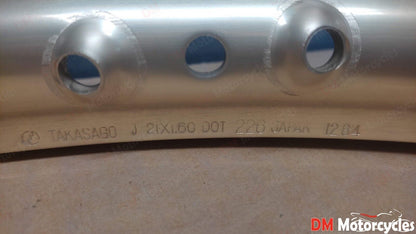 Yamaha genuine yz125 yz250 yz490 1.60 x 21 takasago aluminum rim pn 94416-21412