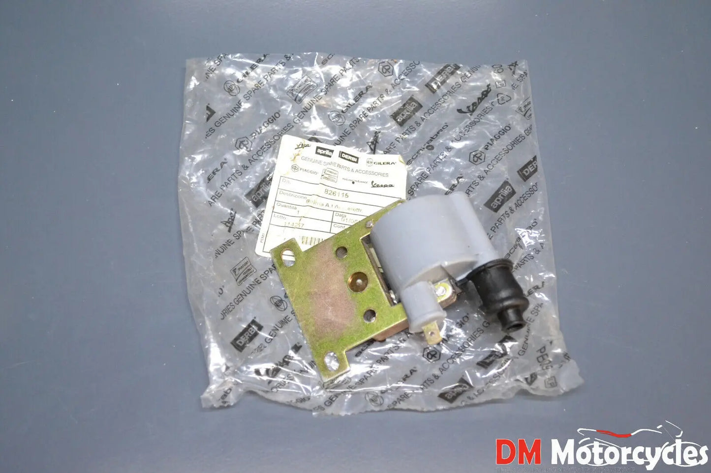 Piaggio genuine typhoon italjet dragster runner 125 180 ignition coil pn 826115